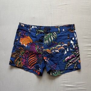 J. Crew Blue Floral Women's Shorts
